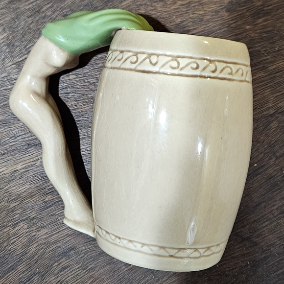 Dorothy Kindell vintage signed nude woman handled art pottery mug - Picture 2 of 7